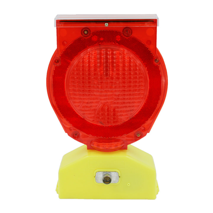 Type A/C Solar Powered Hazard Barricade Light Red Image